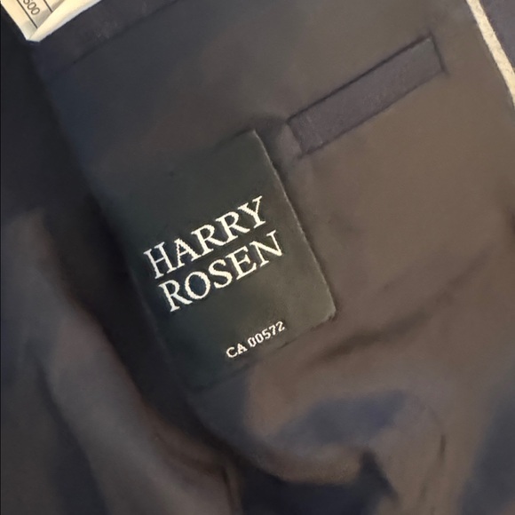 Harry Rosen Classic Navy Blazer - Picture 3 of 6